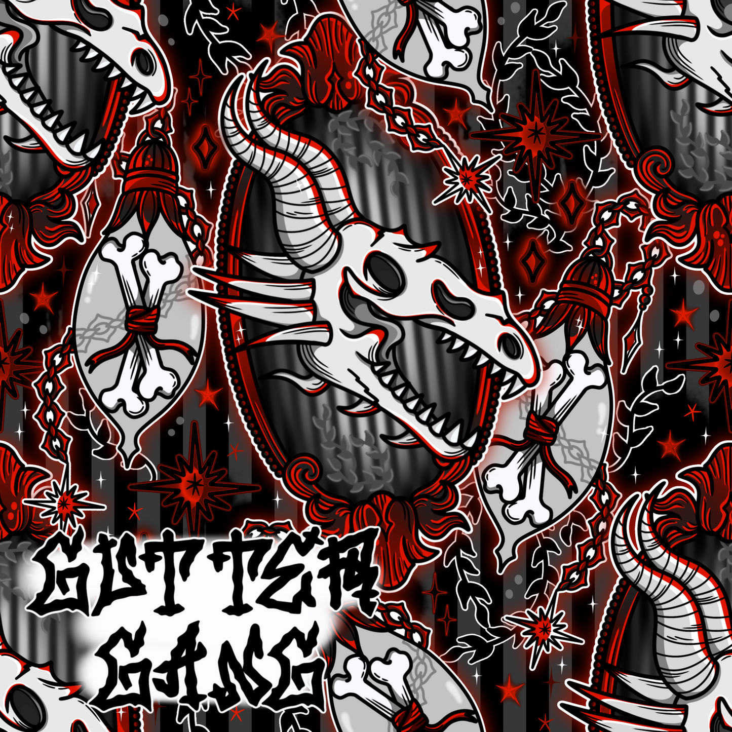 Vintage Dragon #1 Seamless File