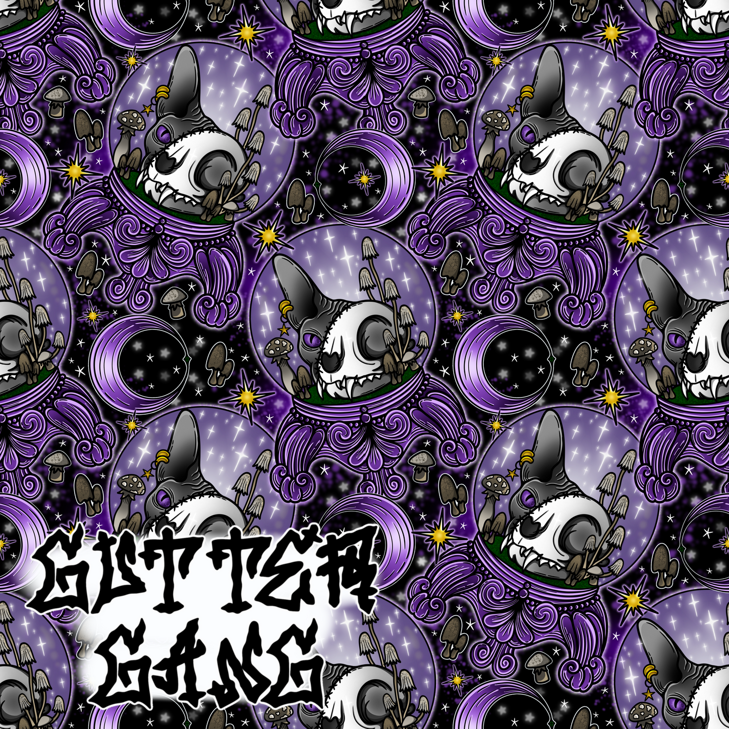 Oddity Kitty #6 Seamless File