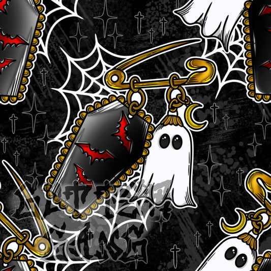 Spooky Pins #2 Seamless File