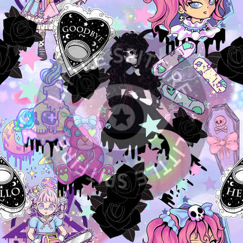 Pastel Goth Seamless File