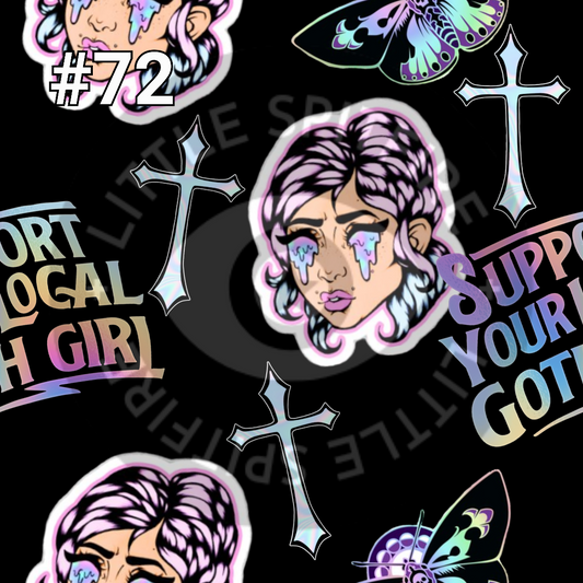 Support Your Local Goth Seamless File
