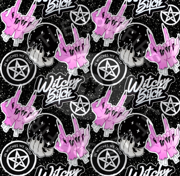 Witchy B!tch In Pink Seamless File