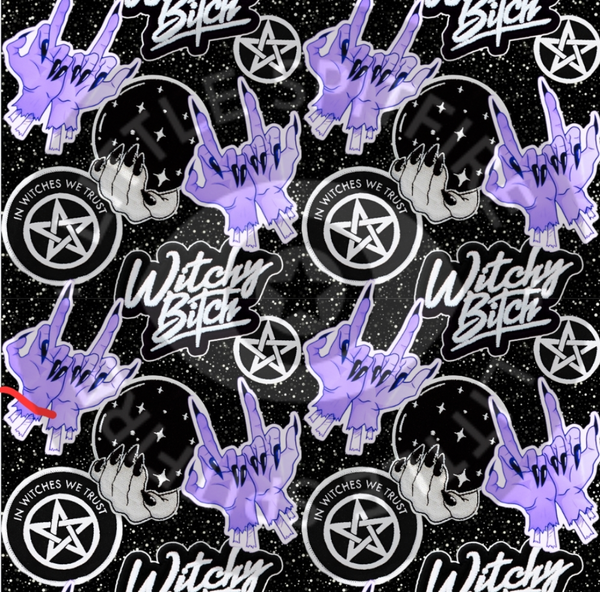 Witchy B!tch In Purple Seamless File