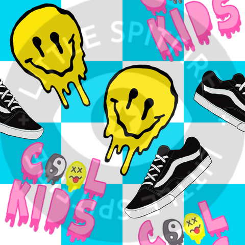 Cool Kids Smiley Seamless File