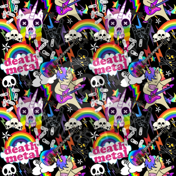 Rainbow Death Metal Seamless File