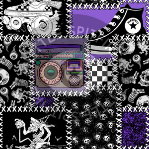 Punk Patchwork Seamless File