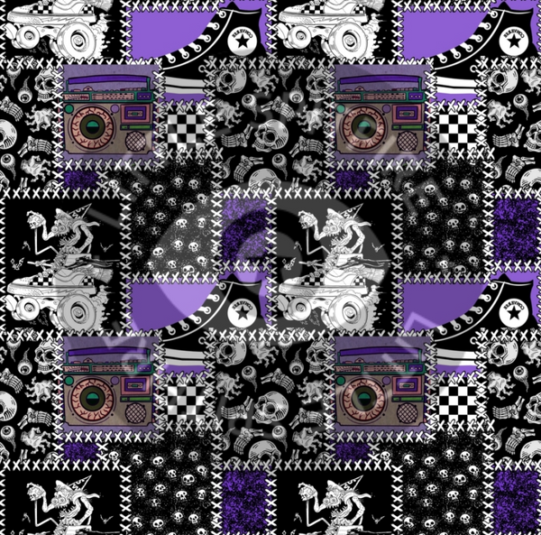 Punk Patchwork Seamless File