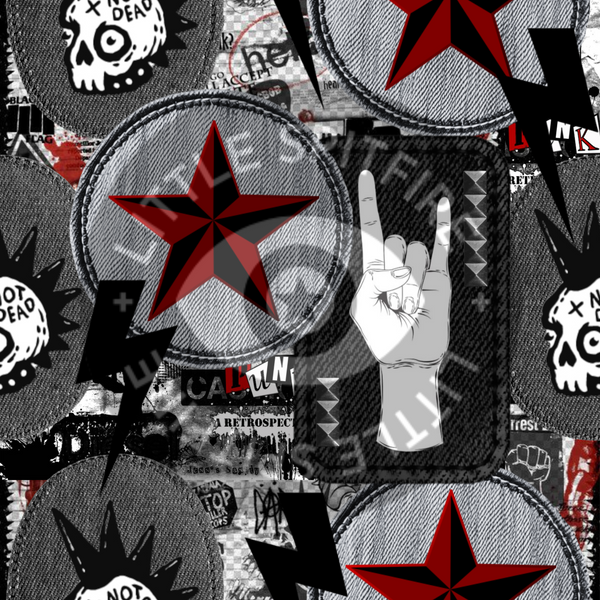 Punk Patches Seamless File