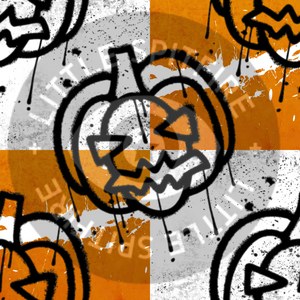 Graffiti Pumpkins Seamless File