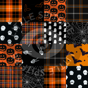 Halloween Sweater Plaid Seamless File