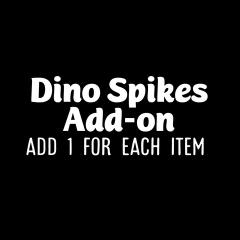 Coordinating Dino Spikes On Hood