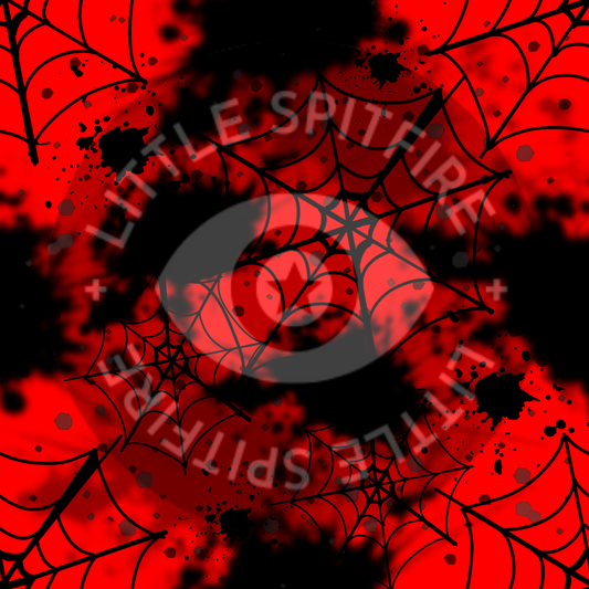 Spooky Szn (Red) Seamless File