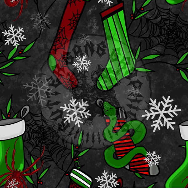 Creepy Crawly Christmas Seamless File